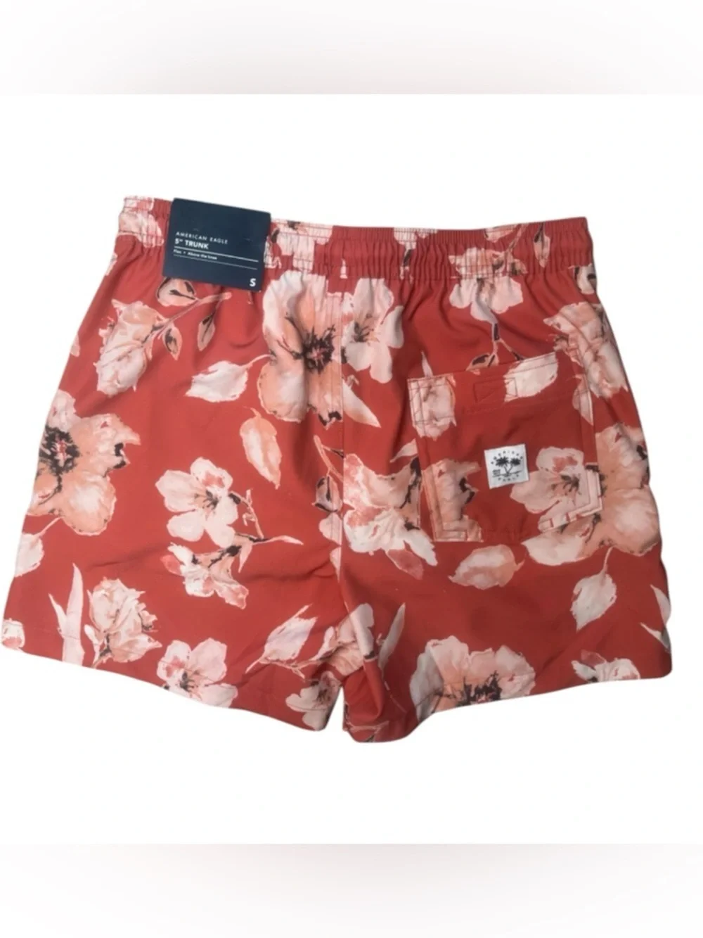 Sz Various American Eagle Outfitters Coral Floral Swim Trunks